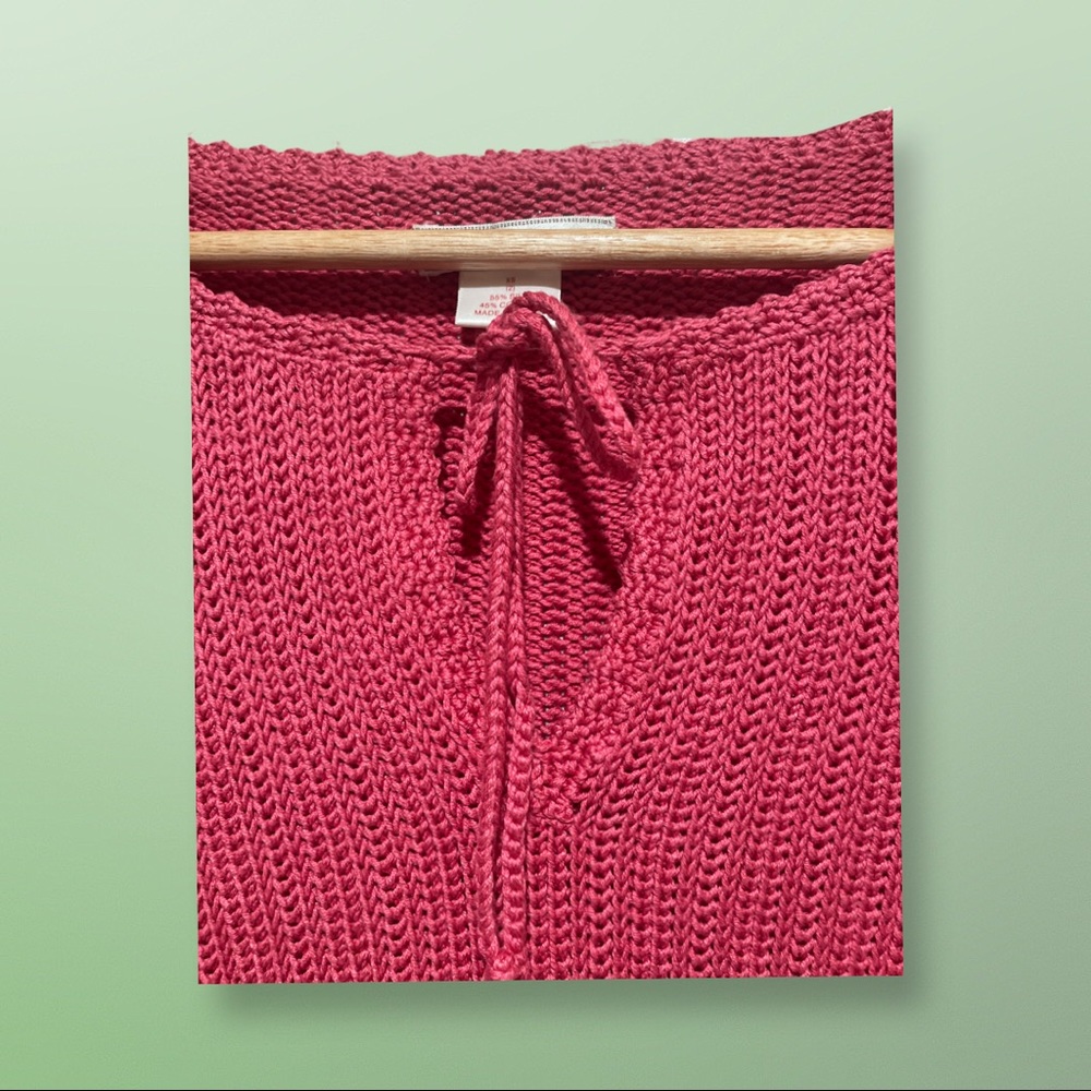 Tommy Bahama Long Sleeve Crochet Top - Picture 8 of 8